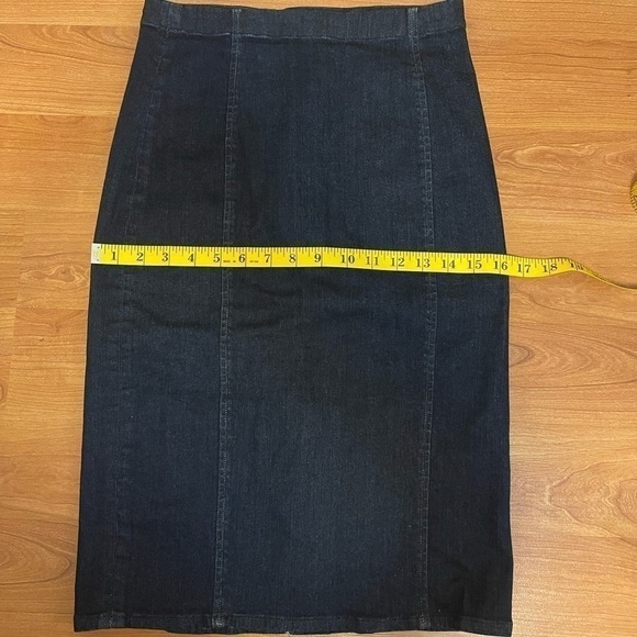 POLO RALPH LAUREN midi skirt jeans in navy blue - Picture 5 of 10